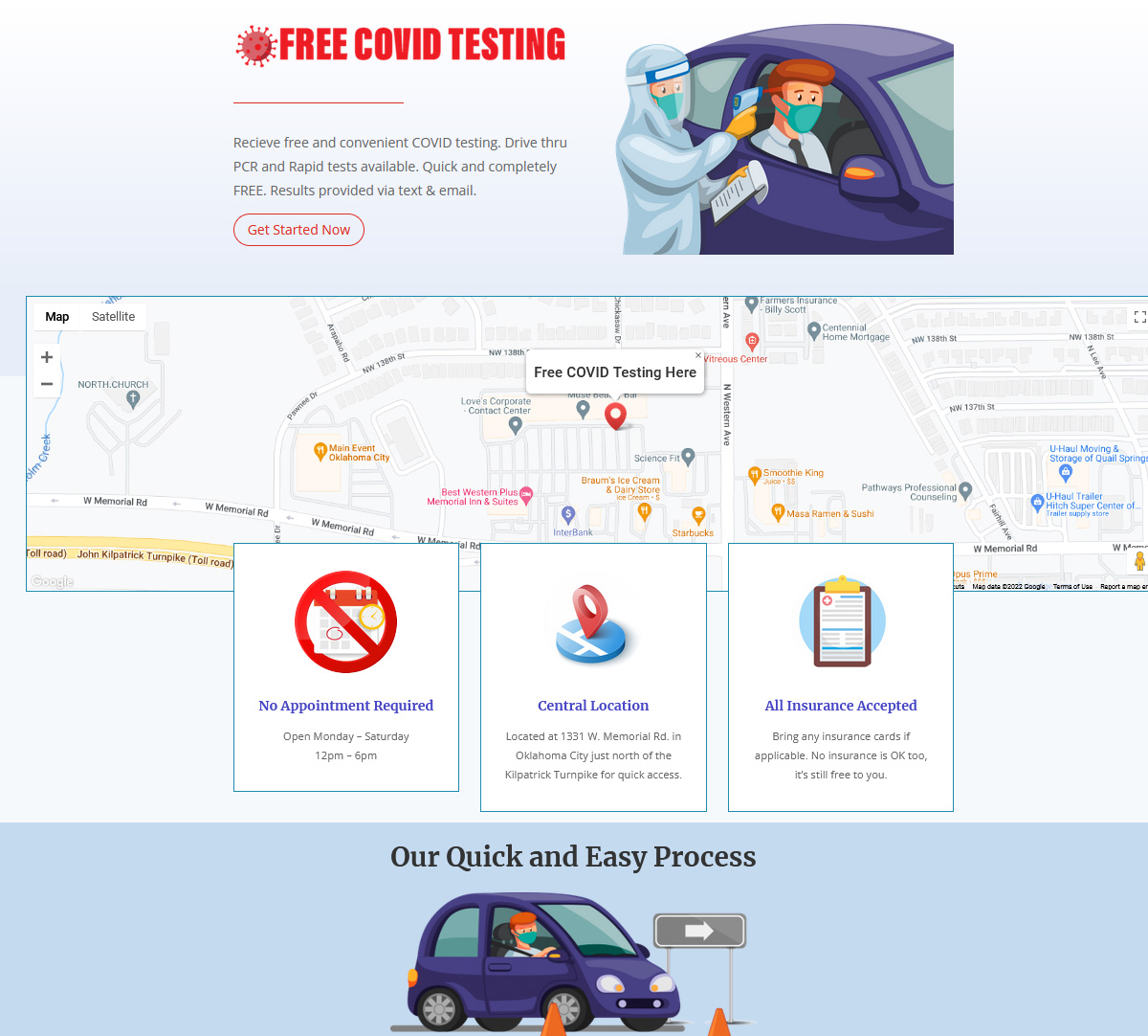 Free COVID Testing Site